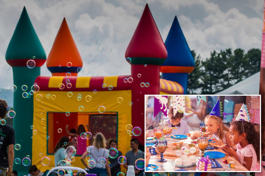 I wouldn't feed 2 kids at my baby's birthday party - but I think their parents are at fault