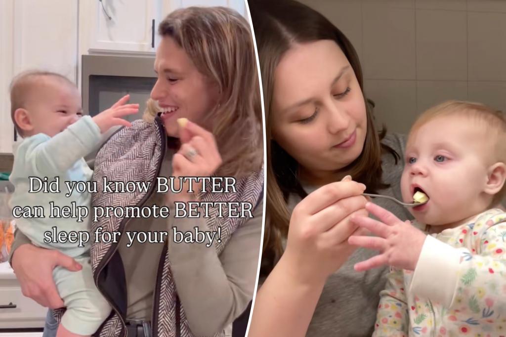 Parents' experts warn against use of butter to tap babies worried about sleeping